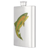 Aspen Leaf Regenbogenforelle 4 Flachmann (Links)