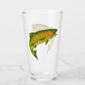 Aspen Leaf Regenbogenforelle 4 Glas (Rückseite)