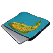 Aspen Leaf Regenbogenforelle 4 Laptopschutzhülle (Vorne Knopf)