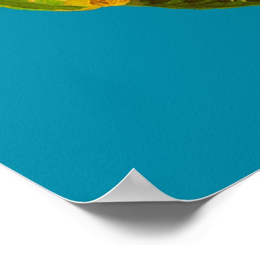 Aspen Leaf Regenbogenforelle 4 Poster (Ecke)