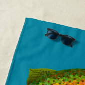 Aspen Leaf Regenbogenforelle 4 Strandtuch (Beispiel)