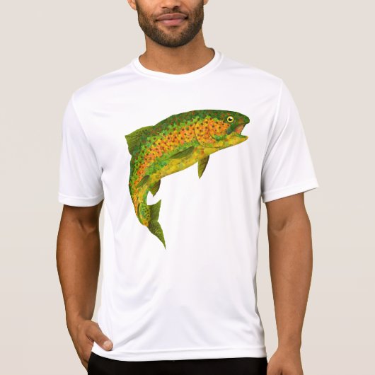 Aspen Leaf Regenbogenforelle 4 T-Shirt (Vorderseite)