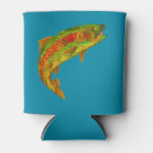 Aspen Leaf Regenbogenforelle 5 Dosenkühler (Vorderseite)