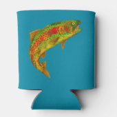 Aspen Leaf Regenbogenforelle 5 Dosenkühler (Rückseite)