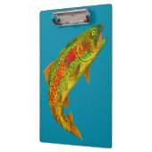 Aspen Leaf Regenbogenforelle 5 Klemmbrett (Links)