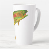 Aspen Leaf Regenbogenforelle 5 Milchtasse (Rechte Ecke)