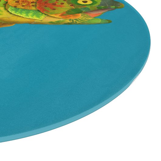 Aspen Leaf Regenbogenforelle 5 Schneidebrett (Ecke)