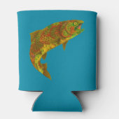 Aspen Leaf Regenbogenforelle 6 Dosenkühler (Rückseite)