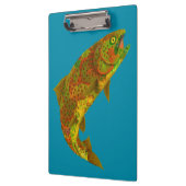 Aspen Leaf Regenbogenforelle 6 Klemmbrett (Links)