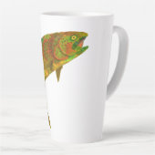 Aspen Leaf Regenbogenforelle 6 Milchtasse (Rechte Ecke)