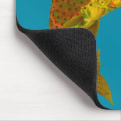 Aspen Leaf Regenbogenforelle 6 Mousepad (Ecke)