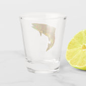 Aspen Leaf Regenbogenforelle 6 Schnapsglas (Rückseite)