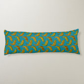 Aspen Leaf Regenbogenforelle Nahtloses Muster 2018 Seitenschläferkissen (Rückseite)