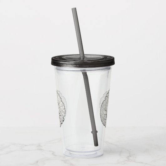 Aspen Leaf Skeleton 1 Acryltrinkbecher (Links)