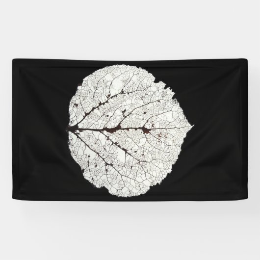 Aspen Leaf Skeleton 1 Banner (Horizontal)