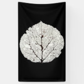 Aspen Leaf Skeleton 1 Banner (Vertikal)