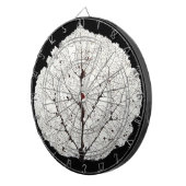 Aspen Leaf Skeleton 1 Dartscheibe (Vorderseite rechts)