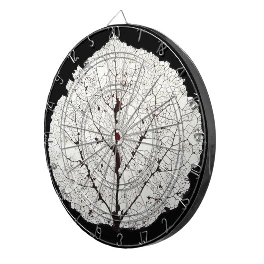 Aspen Leaf Skeleton 1 Dartscheibe (Vorderseite rechts)