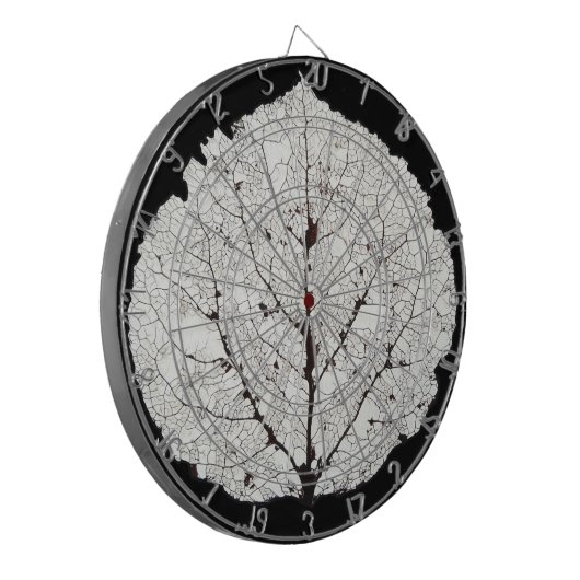 Aspen Leaf Skeleton 1 Dartscheibe (Vorderseite Links)