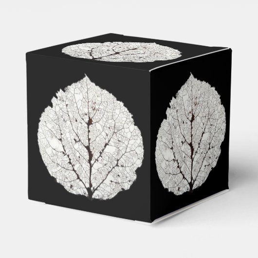 Aspen Leaf Skeleton 1 Geschenkschachtel (Rückseite)
