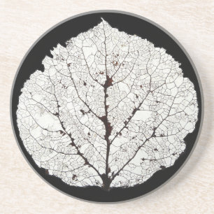 Aspen Leaf Skeleton 1 Getränkeuntersetzer