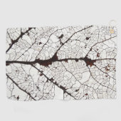 Aspen Leaf Skeleton 1 Golfhandtuch (Horizontal)
