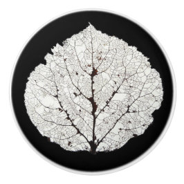 Aspen Leaf Skeleton 1 Keramikknauf