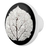 Aspen Leaf Skeleton 1 Keramikknauf (Rechts)