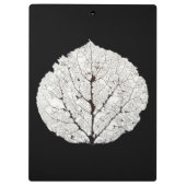 Aspen Leaf Skeleton 1 Klemmbrett (Rückseite)