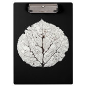 Aspen Leaf Skeleton 1 Klemmbrett (Vorderseite)