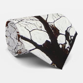 Aspen Leaf Skeleton 1 Krawatte (Gerollt)
