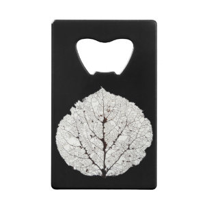 Aspen Leaf Skeleton 1 Kreditkartenflaschenöffner