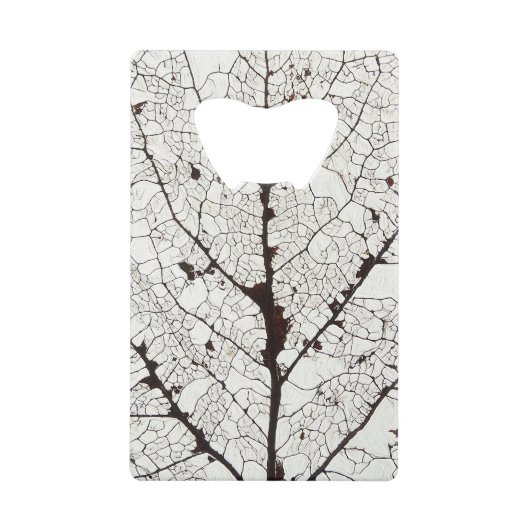 Aspen Leaf Skeleton 1 Kreditkartenflaschenöffner (Vorderseite)