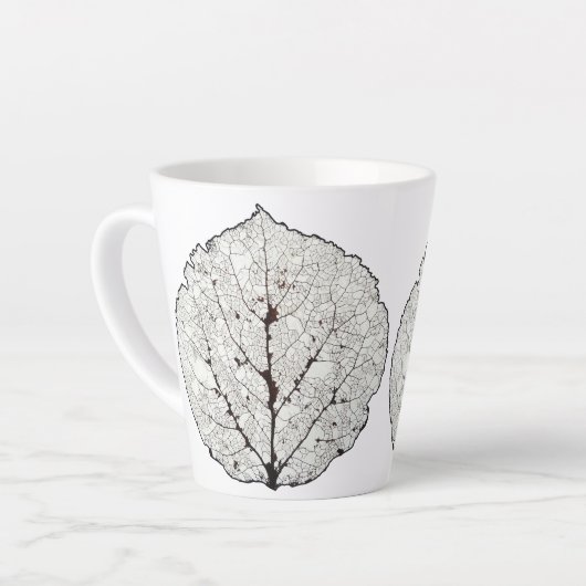 Aspen Leaf Skeleton 1 Milchtasse (Linke Ecke)