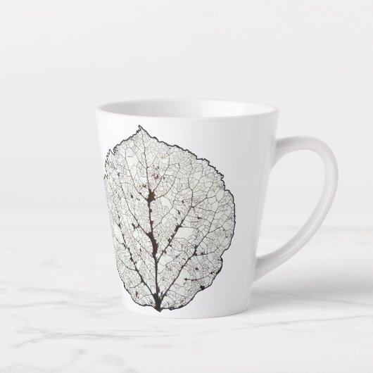 Aspen Leaf Skeleton 1 Milchtasse (Rechts)