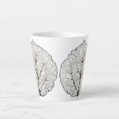 Aspen Leaf Skeleton 1 Milchtasse (Vorderseite)