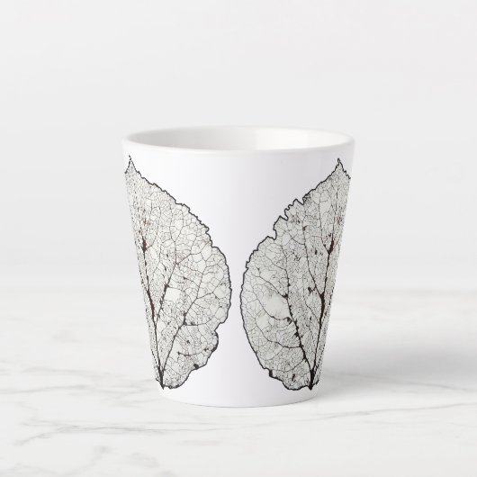 Aspen Leaf Skeleton 1 Milchtasse (Vorderseite)