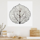Aspen Leaf Skeleton 1 Poster (Küche)