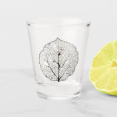 Aspen Leaf Skeleton 1 Schnapsglas (Vorderseite)