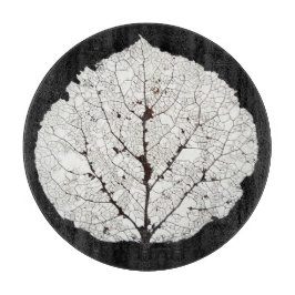 Aspen Leaf Skeleton 1 Schneidebrett