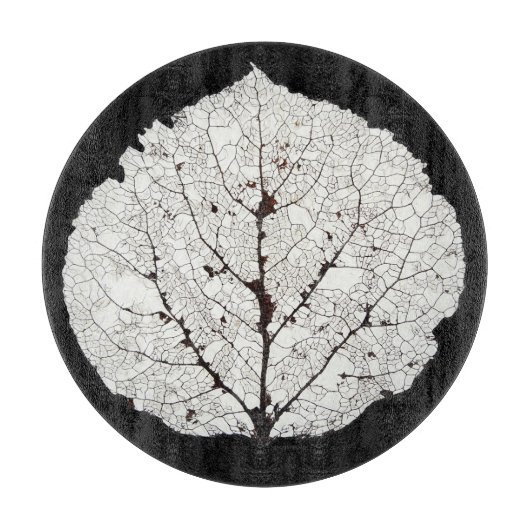 Aspen Leaf Skeleton 1 Schneidebrett (Vorderseite)