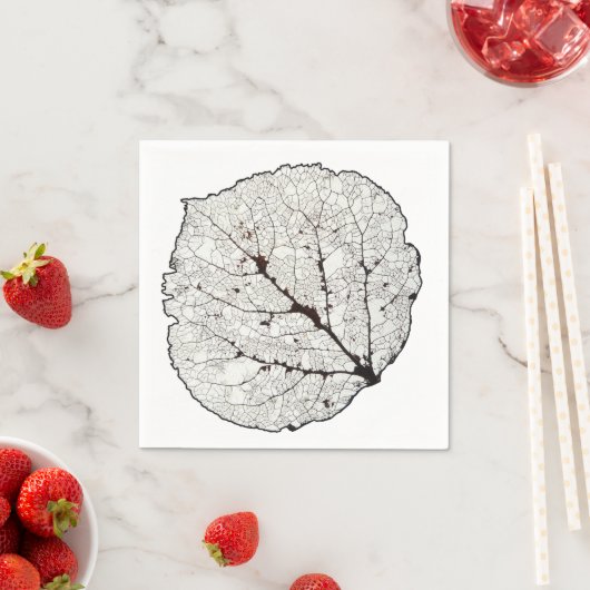 Aspen Leaf Skeleton 1 Serviette (Beispiel)