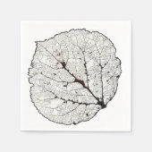 Aspen Leaf Skeleton 1 Serviette (Vorderseite)