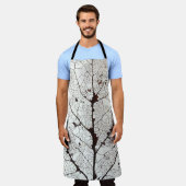 Aspen Leaf Skelett 1 Schürze (Getragen)