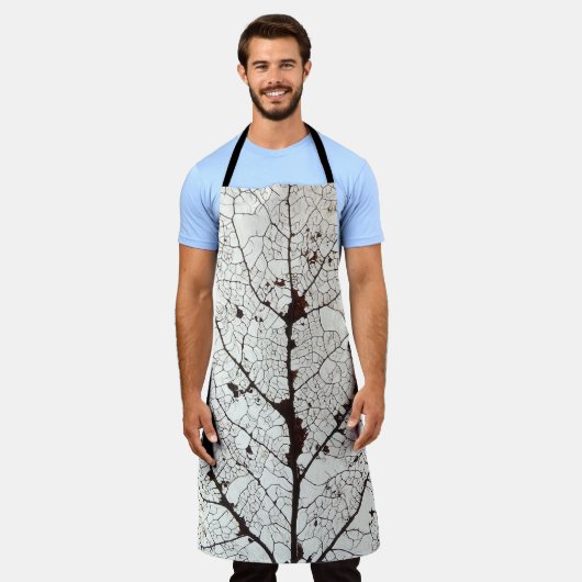 Aspen Leaf Skelett 1 Schürze (Getragen)