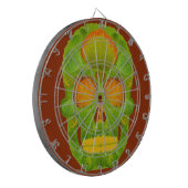 Aspen Leaf Skull 10 Dartscheibe (Vorderseite Links)