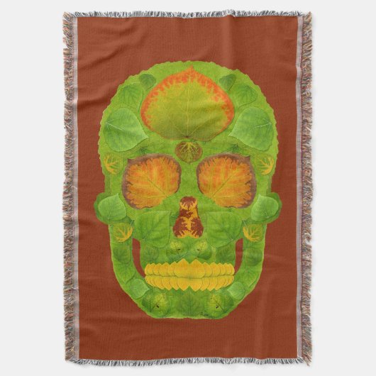 Aspen Leaf Skull 10 Decke (Vorderseite Vertikal)