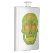 Aspen Leaf Skull 10 Flachmann (Rechts)