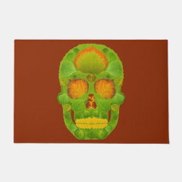 Aspen Leaf Skull 10 Fußmatte
