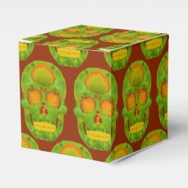 Aspen Leaf Skull 10 Geschenkschachtel